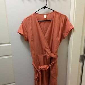 Grae Cove V-Neck Belted Cropped Jumpsuit